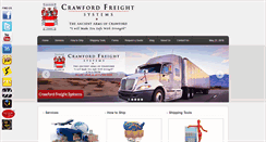 Desktop Screenshot of crawfordfreight.com